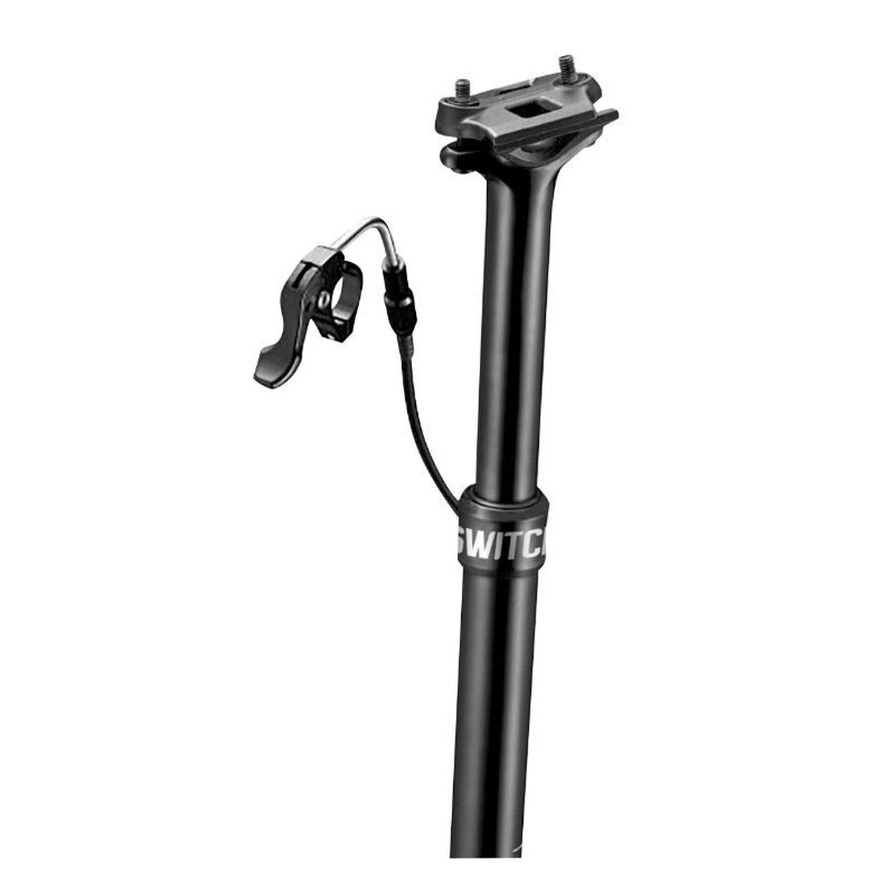 Adjustable seatpost with internal cable and air cartridge fixing center with aluminum pressure Gist Switch SW-80