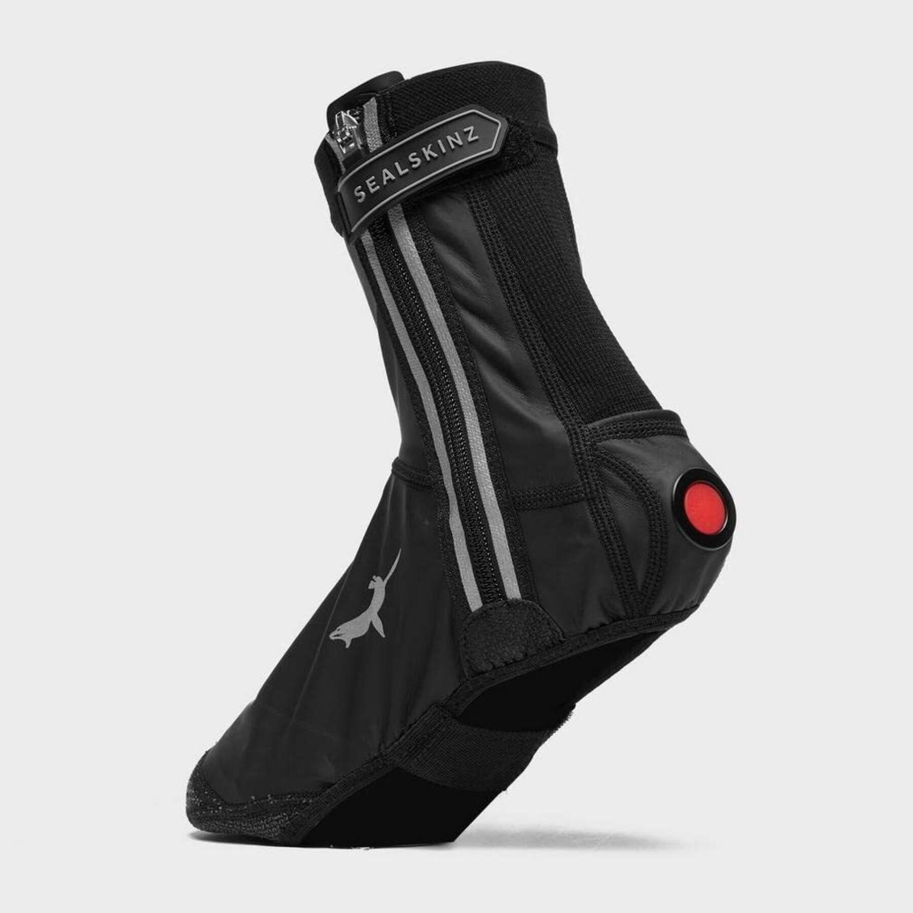 Shoe covers Sealskinz led open sole cycle