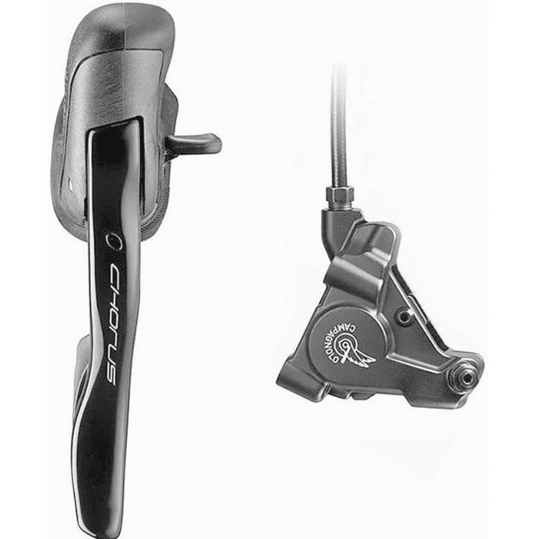 Left brake lever and rear derailleur Campagnolo super record eps hydr.2v 140 mm pince av flat mount