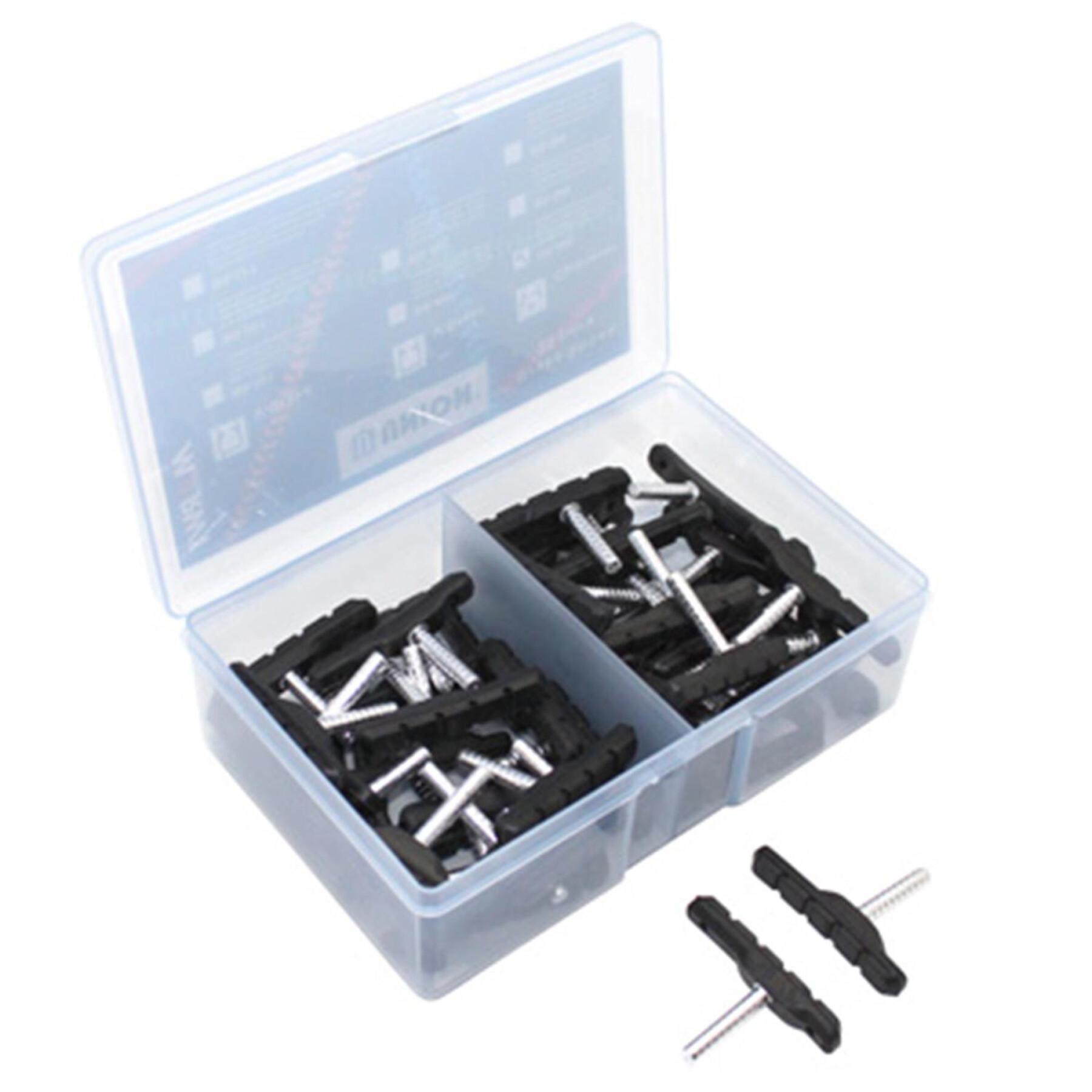 Set of 25 pairs of brake pad holders for mountain bikes Newton 72 mm