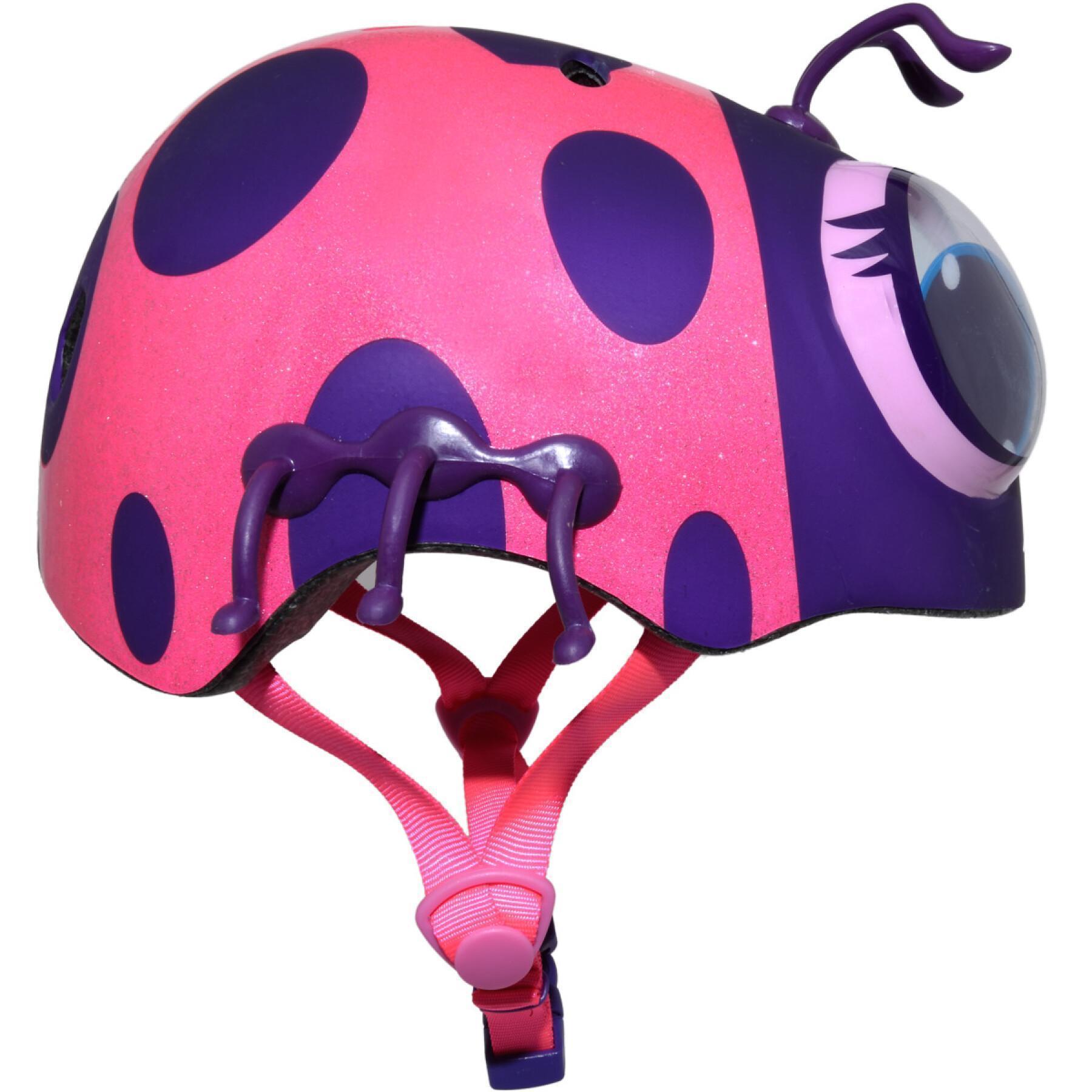 Children's helmet Cpreme Googly Eyes Lady Bug -3+