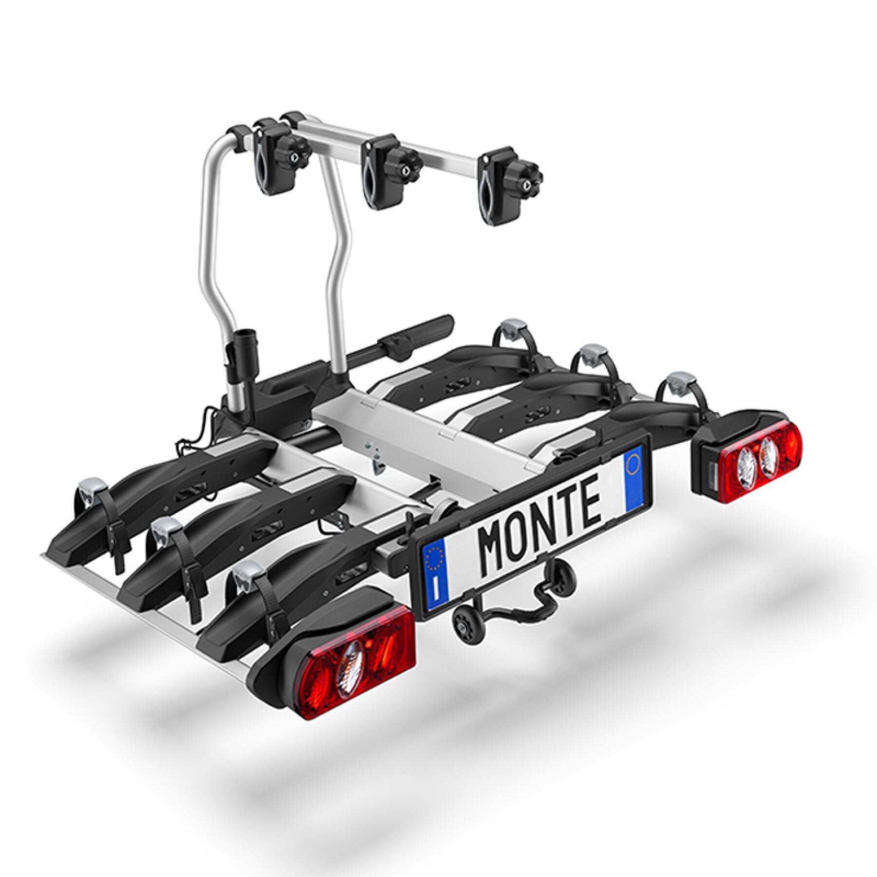 Bike rack mounts 3 folding bikes with ramp Elite