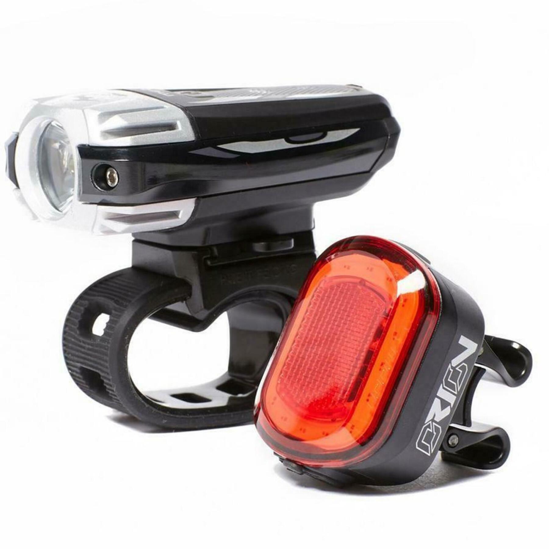 Front and rear bike light set Moon Meteor C1 Orion