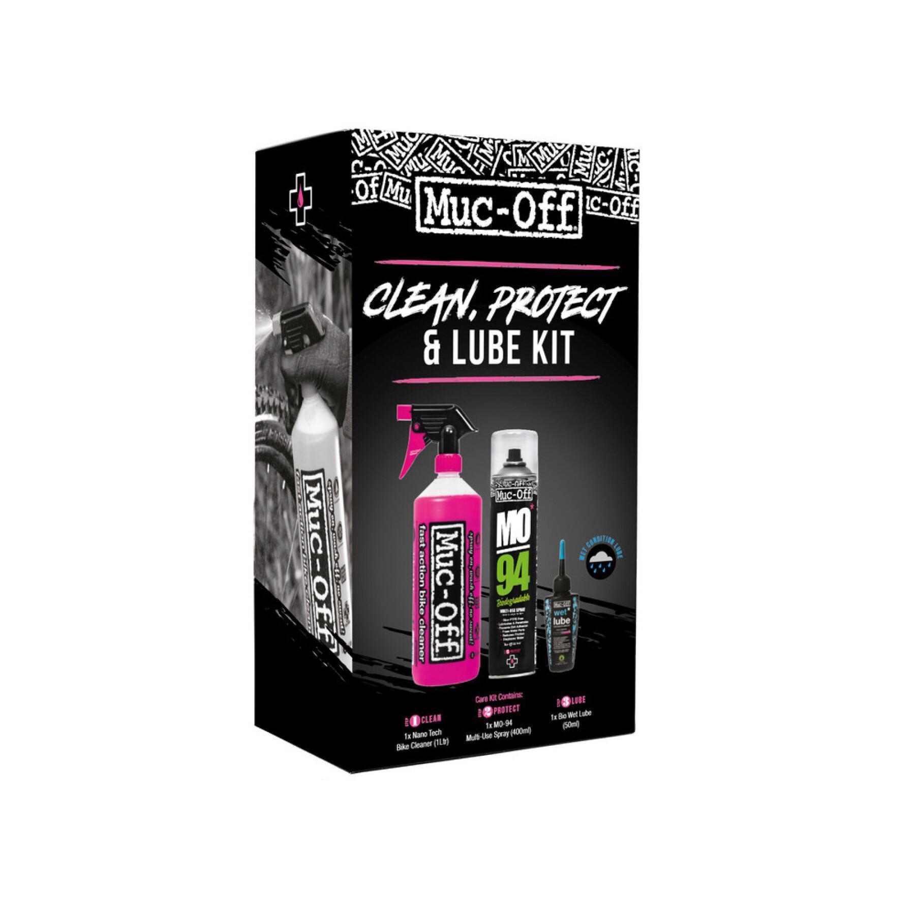 Cleaning Pack Muc-Off clean protect Lube kit wet
