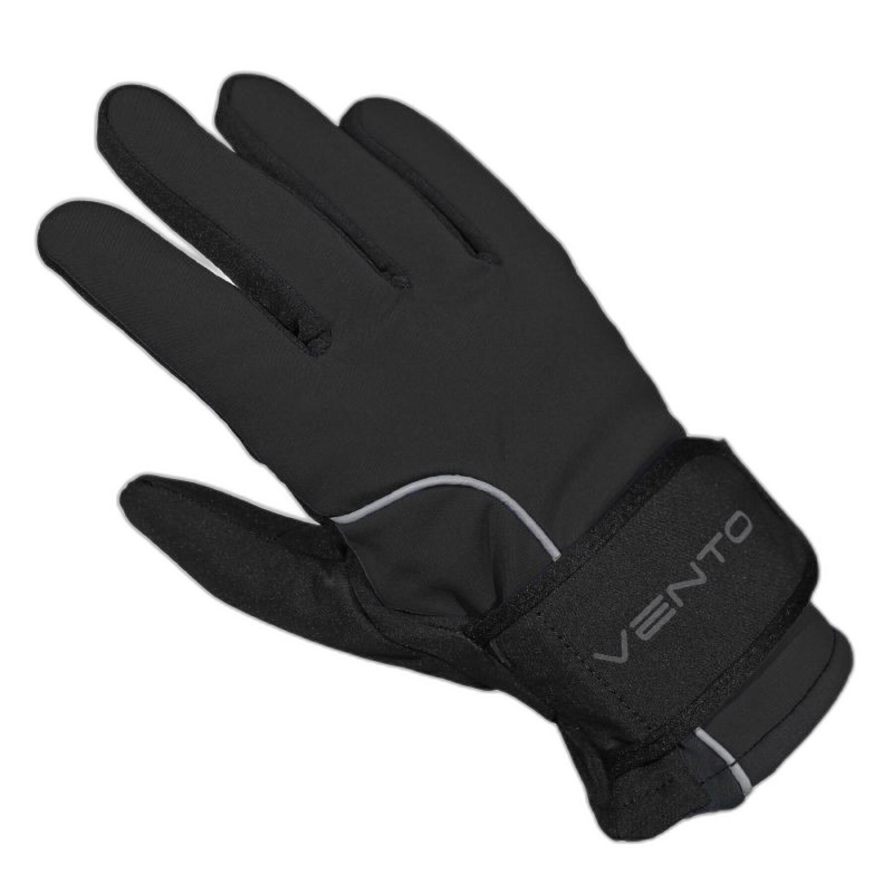 Long winter cycling gloves P2R Vento