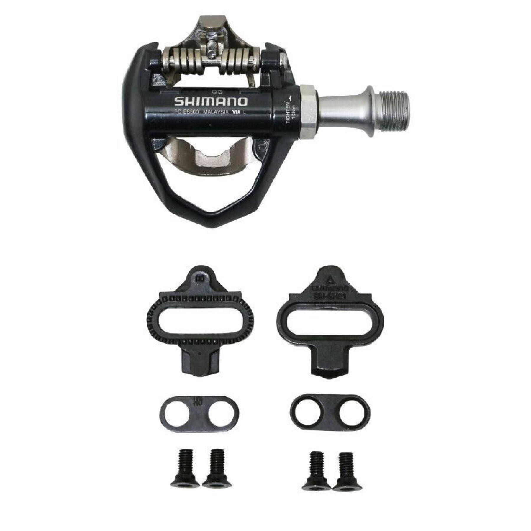 Automatic road pedals with wedges Shimano PD600 SPD CYCLO