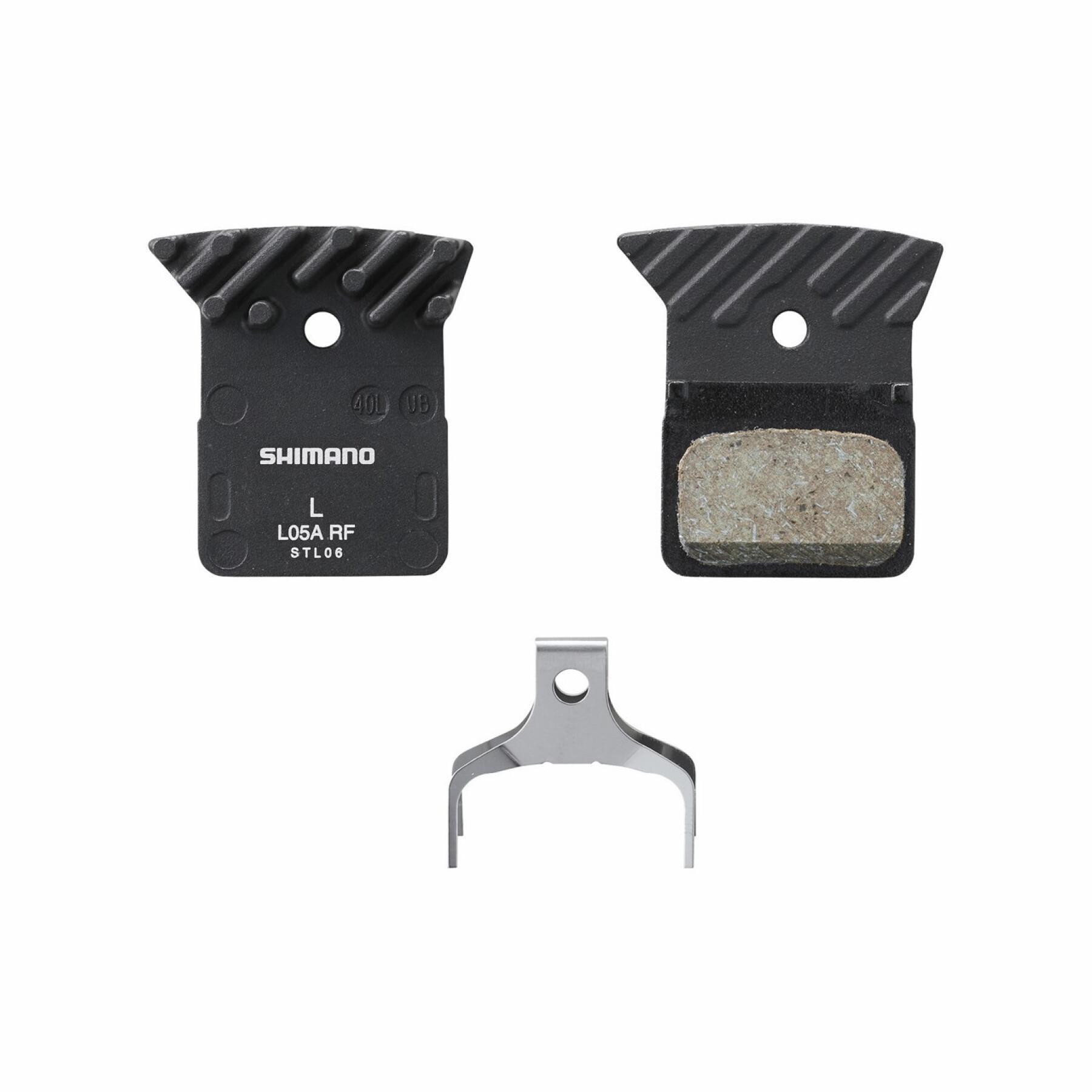 Bicycle brake pad and spring in resin Shimano L05A