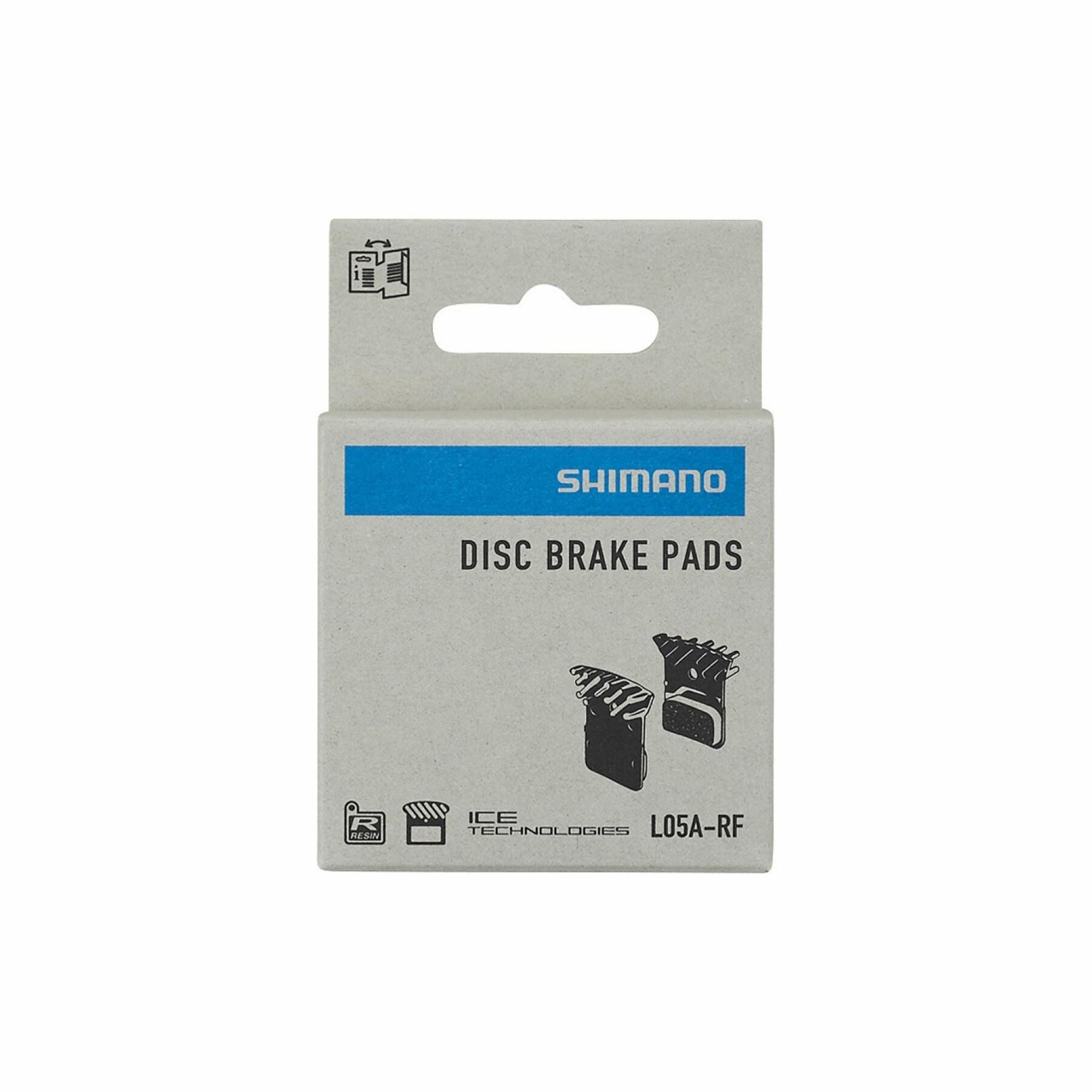 Bicycle brake pad and spring in resin Shimano L05A