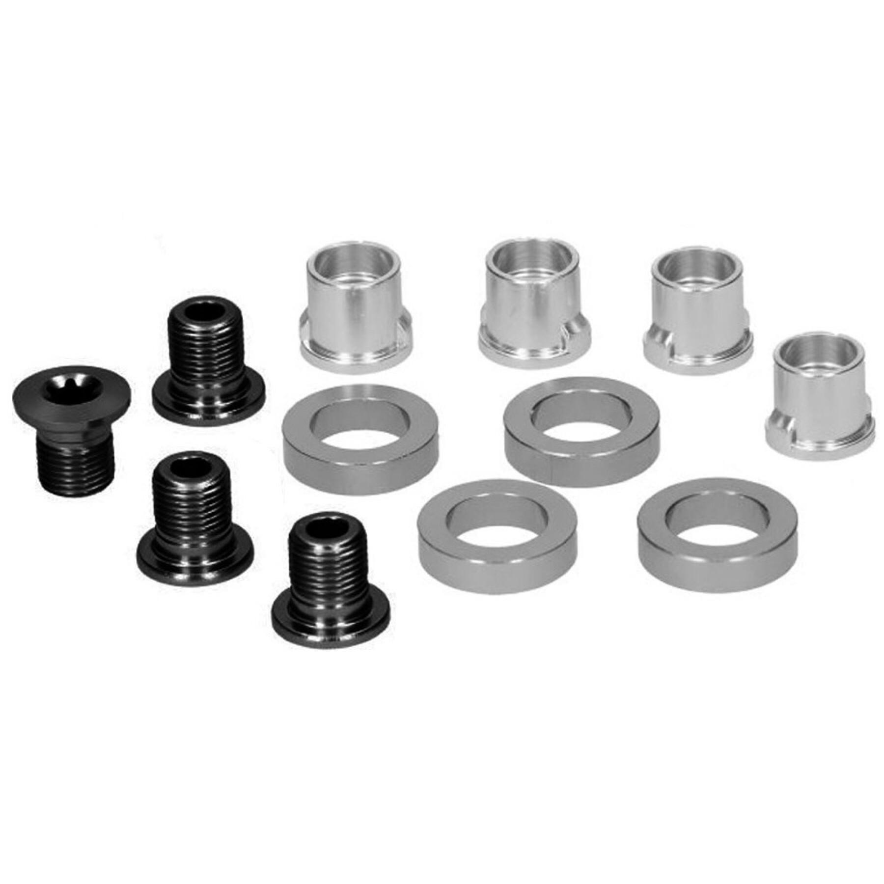 Set of 4 sets of tray fixing bolts Shimano FC-M8100