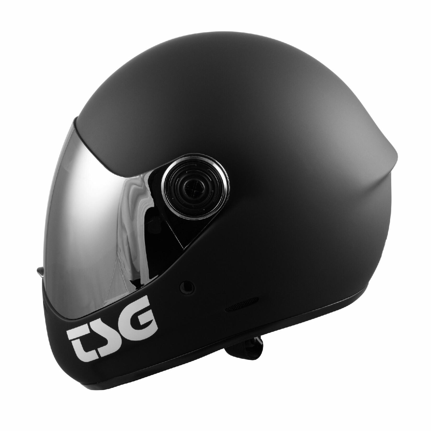 Full face helmet + bonus visor TSG Pass Pro Solid