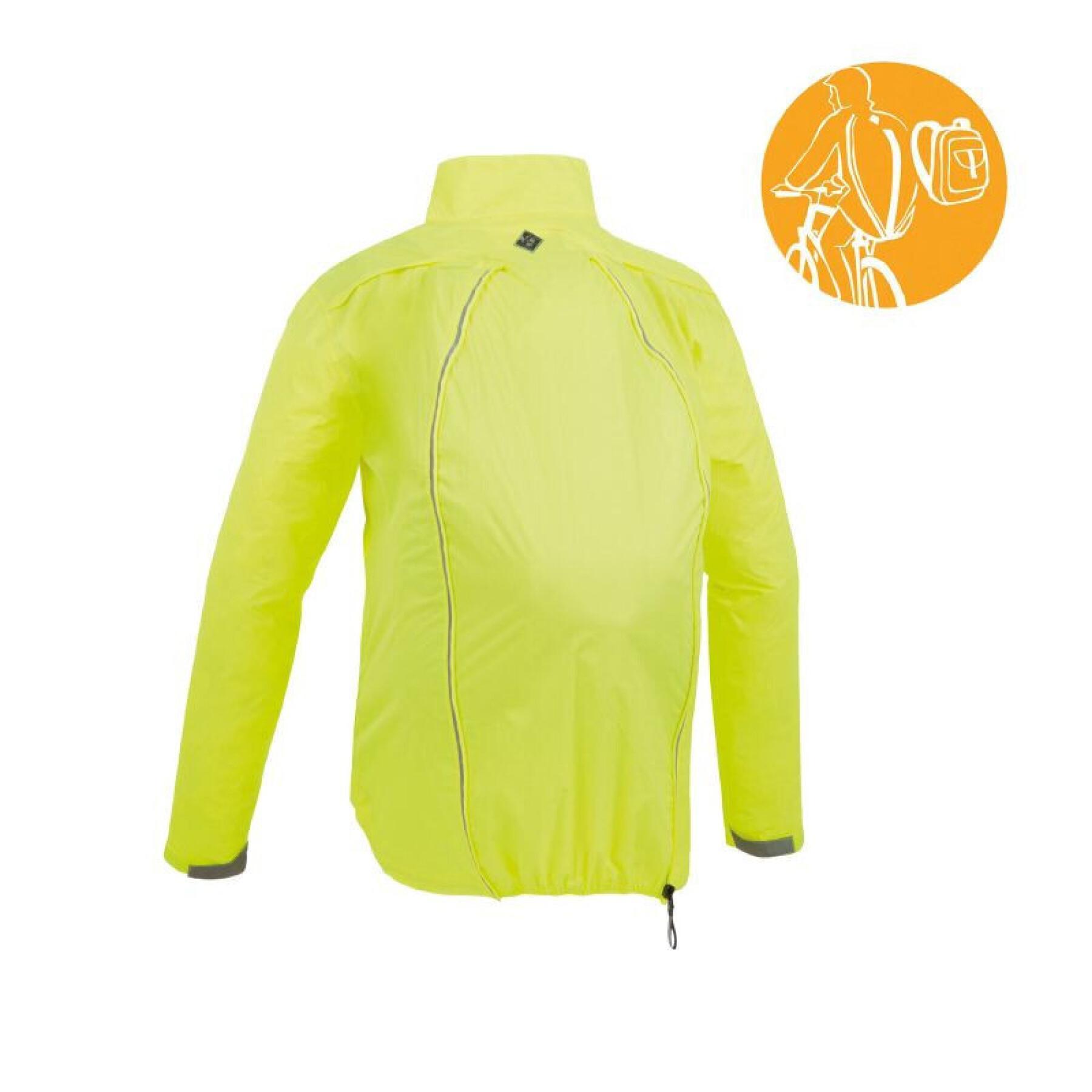 Waterproof jacket with gusset for backpack with ventilation system + reflective inserts Tucano Urbano Nano Rain Zeta