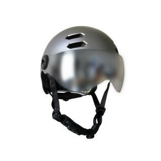 Connected bike helmet MFI Over-Road Visor Pro