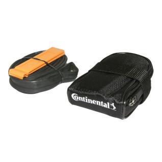 Road bike saddle bag with 60mm inner tube + 2 race tire remover Continental 700C Presta