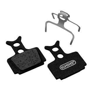 Pair of metal/carbon bicycle brake pads Elvedes Formula Cura / Mega /One / R1 / RX