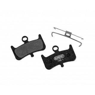 Pair of metal/carbon bicycle brake pads Elvedes HAYES DOMINION A4