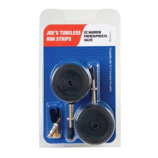 Set of 2 rim caps for presta valve Joe's