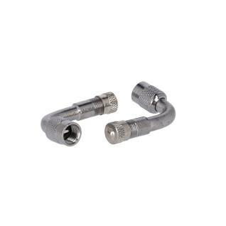 Pair of valve extenders with standard swivel screw Mijnenpieper