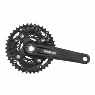 Crankset deore thru axle without protection Shimano FC-MT500 22 x 30 x 40