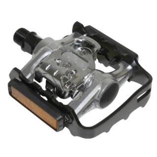 Multipurpose automatic pedals with 1 side with aluminum cleats Shimano SPD
