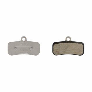 Pair of resin and spring bicycle brake pads with cotter pin Shimano D03S-RX
