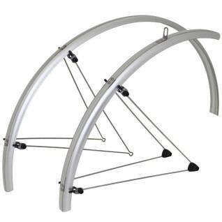 Pair of road fenders with classic fixation stainless steel rods Stronglight 700