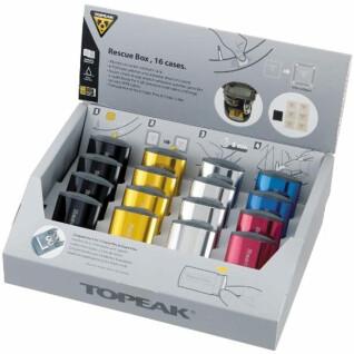 Repair kit (16 pieces) rescue box counter display Topeak